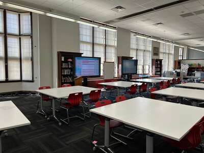 Woodrow Wilson High School Library in Dallas