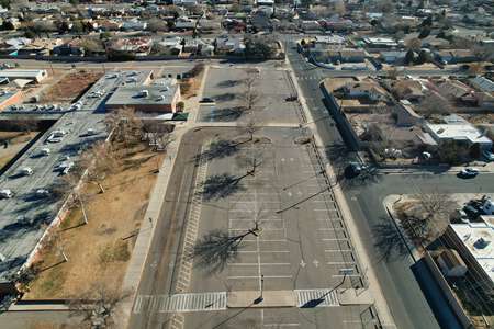 John Adams Middle School Parking Lot in Albuquerque
