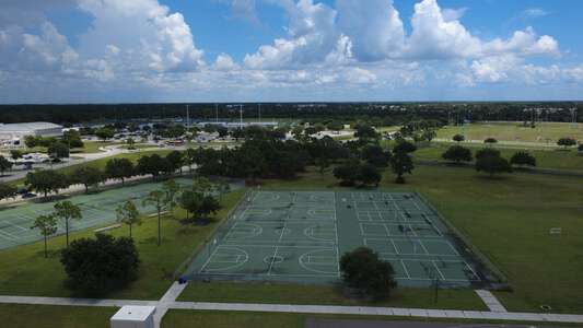 Heron Creek Middle School Blacktop / Basketball Courts in North Port 2