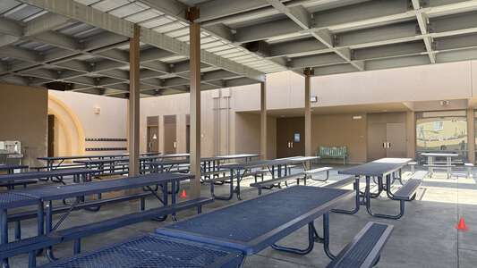 Westpark Elementary School Outdoor Lunch Area in Irvine