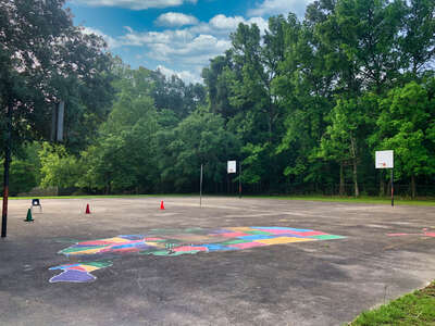 White Hills Elementary School Outdoor Basketball Courts in Baker