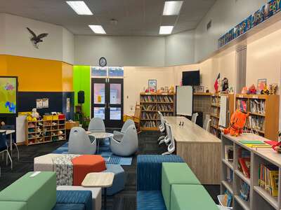 Gabe P. Allen Charter School Library in Dallas