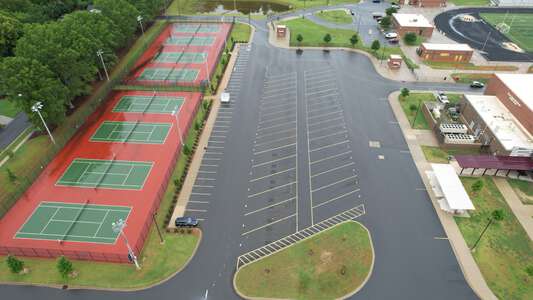 West Charlotte High School Parking Lot - Football Stadium in Charlotte 2