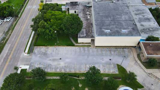 Westbury High School Parking Lot - Front in Houston 2