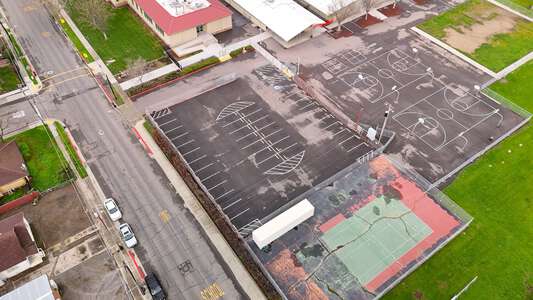 John Knight Middle School Parking Lot - Back in Dixon