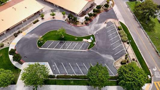 Cesar Chavez Junior High School Parking Lot - Side, Small in Ceres 2