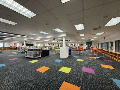 Landstown Middle School Library in Virginia Beach