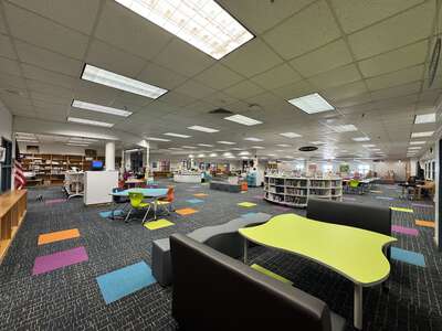 Landstown Middle School Library in Virginia Beach