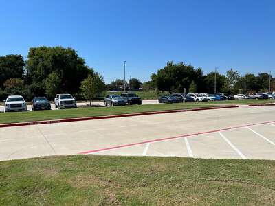 Florence Elementary School Parking Lot North in Southlake