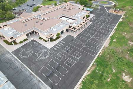 Wagon Wheel Elementary School Outdoor Basketball Courts in Coto de Caza