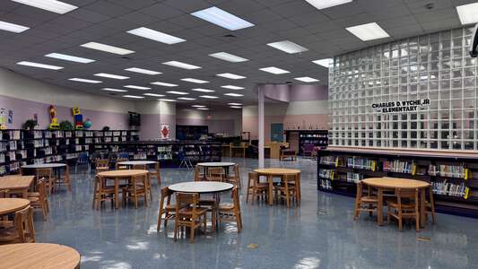 Charles David Wyche, Jr. Elementary School Media Center in Miami