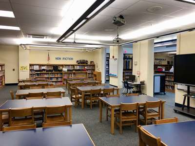 Cassidy Elementary School Media Center in Lexington