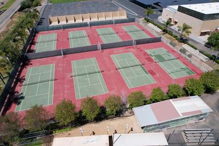 Escondido High School Tennis Courts in Escondido