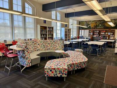 J.L. Long Middle School Library in Dallas