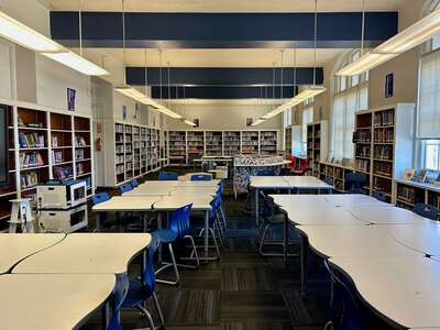 J.L. Long Middle School Library in Dallas