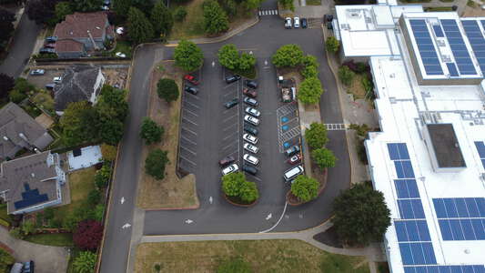 Elmonica Elementary School Parking Lot - Front in Beaverton
