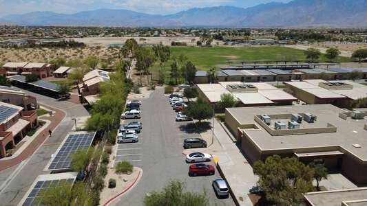 Desert Springs Middle School Parking Lot - Back in Desert Hot Springs 2
