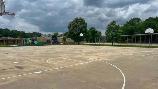 Melrose Elementary School Outdoor Basketball Courts in Baton Rouge
