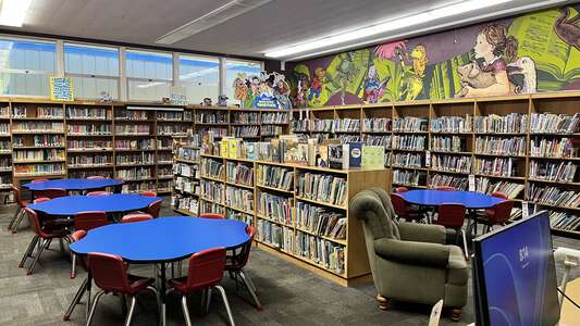 Sierra View Elementary School Library in Chico