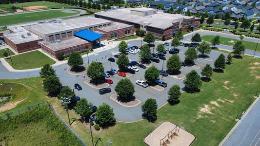 J.M. Alexander Middle School Parking Lot in Huntersville 2