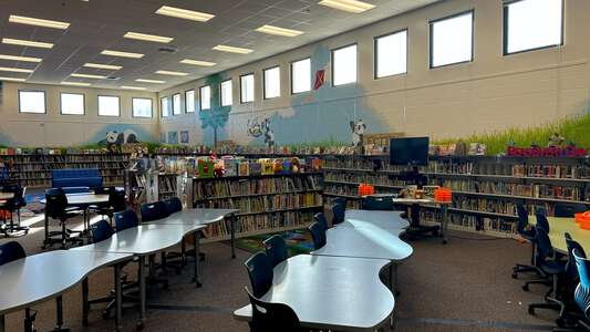 Arcado Elementary School Media Center in Lilburn