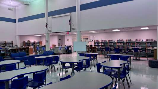 Aldine Ninth Grade School Library in Houston