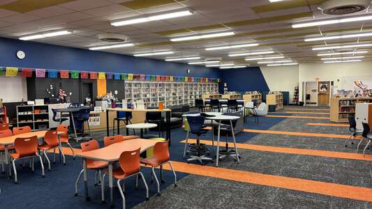 Lynnhaven Middle School Library in Virginia Beach