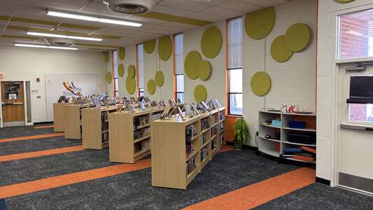 Lynnhaven Middle School Library in Virginia Beach