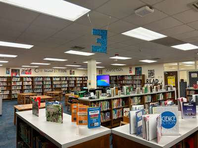 JT Stevens Elementary School Library in Fort Worth