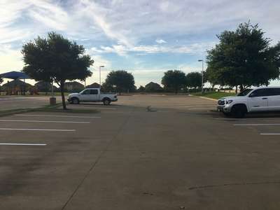 Annette Perry Elementary School Parking Lot - Front in Mansfield