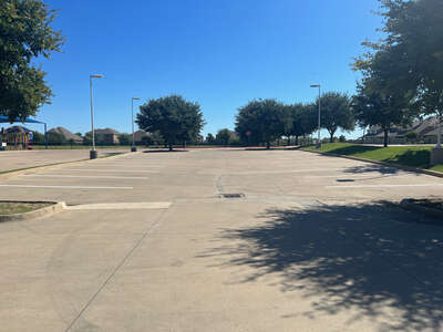 Annette Perry Elementary School Parking Lot - Front in Mansfield