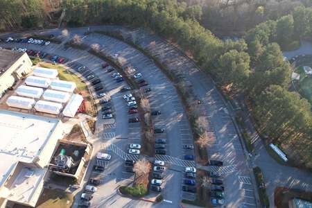 Collins Hill High School Parking Lot - Back in Suwanee 2