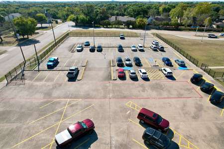 T W Browne Middle School Parking Lot in Dallas
