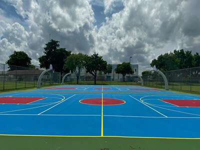 Miami Heights Elementary School Outdoor Basketball Courts in Miami