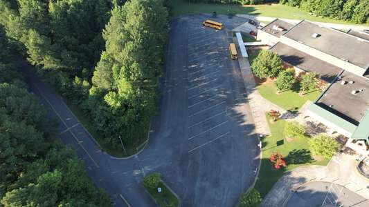 Winding Springs Elementary School Parking Lot - Side in Charlotte 2