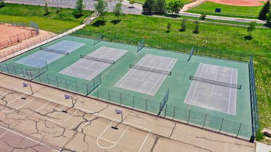 Rocky Top Middle School Tennis Courts in Thornton