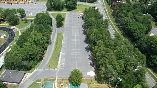 Independence High School Parking Lot - Bus Lot in Charlotte 2