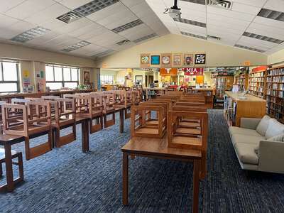 Covington Middle School Library in Austin