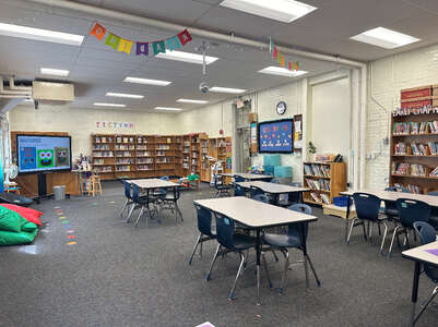 Belle Morris Elementary School Library in Knoxville