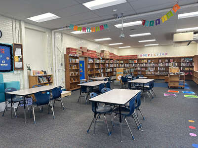 Belle Morris Elementary School Library in Knoxville