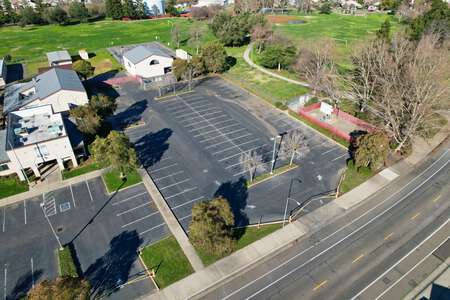 Calvine High School Parking Lot - Side in Sacramento