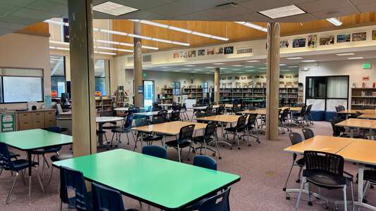 Union Middle School Library in San Jose