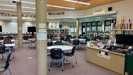 Union Middle School Library in San Jose