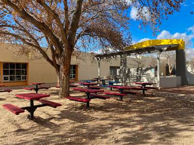 Reginald Chavez Elementary School Outdoor Stage in Albuquerque