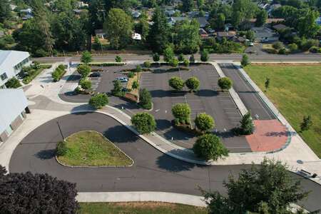River Road Elementary School Parking Lot in Eugene