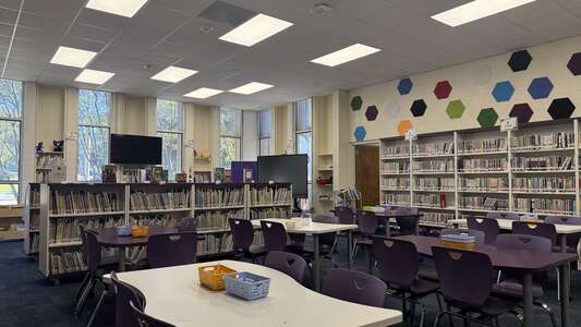 Atwood McDonald Elementary School Library in Fort Worth