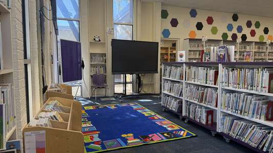 Atwood McDonald Elementary School Library in Fort Worth