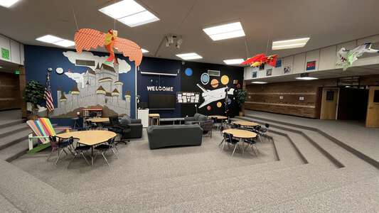 Wilcox Elementary School Media Center in Pocatello
