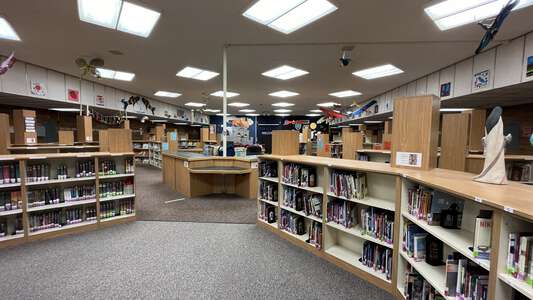Wilcox Elementary School Media Center in Pocatello