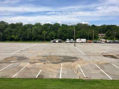 Independence Academy Parking Lot in Independence